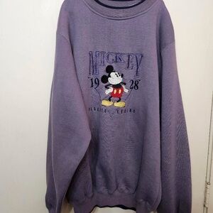 Disney Purple Mickey Mouse Sweater